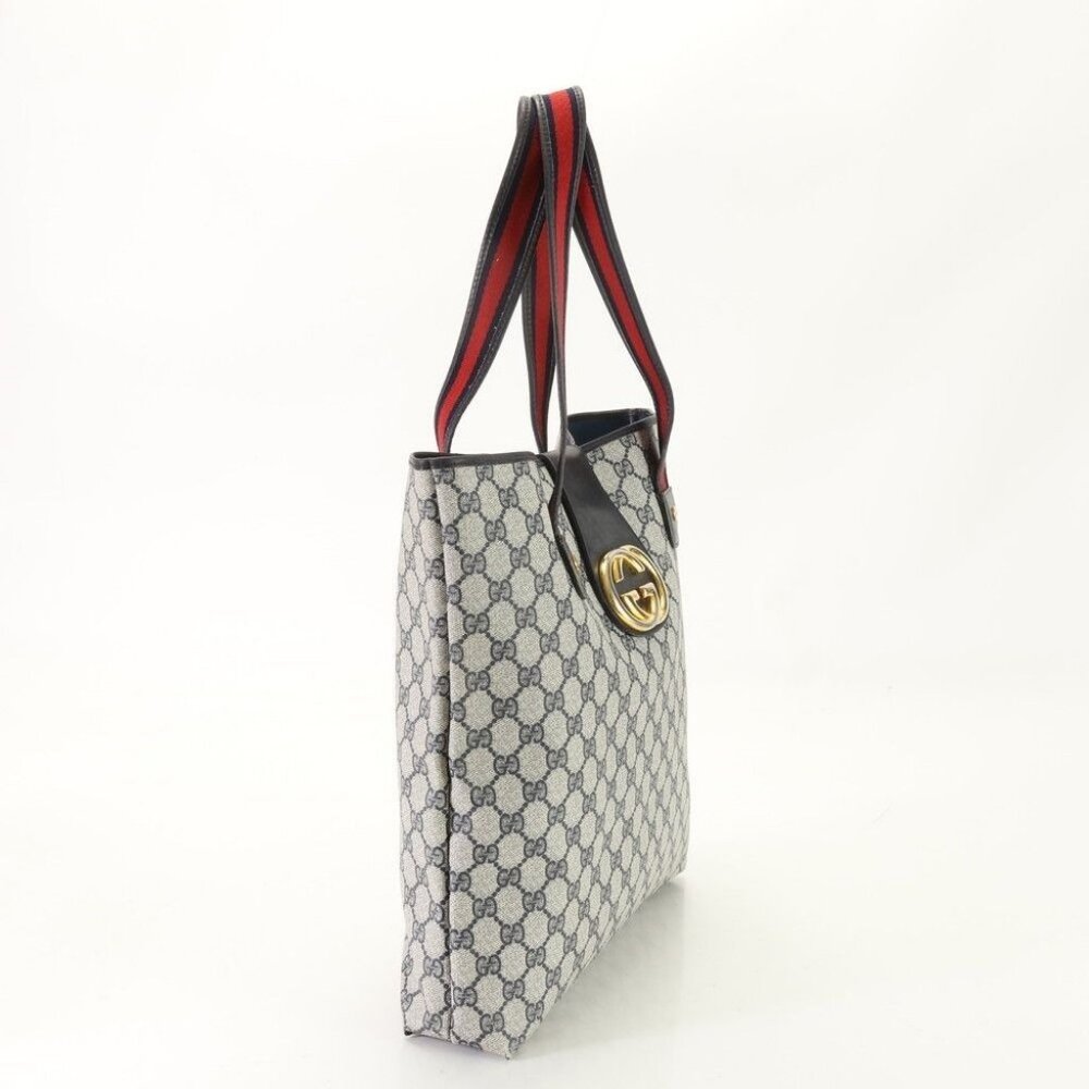 Authentic Gucci GG Marmont Sherry Large Tote Canvas Ophidia Shoulder Bag Handbag - Picture 5 of 9